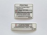 Gambar Stiker Striping Label Penting Catatan Ninja S R SS RR NEW 250 MONO Fi dari Moto Design undefined 4 Tokopedia