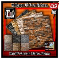Gambar Wallpaper 3D FOAM BRICK Bata Corak Batu Alam dari Luven Store undefined 2 Tokopedia