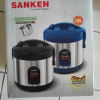 Gambar Sanken Magic Com Rice Cooker Panci Stainles 1 Liter SJ120H SJ 120H dari Gunawan Electric undefined 2 Tokopedia
