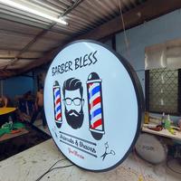 Gambar Neon Box Bulat diameter 150cm(1sisi) dari KIOS REKLAME undefined 2 Tokopedia