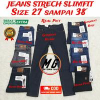 Gambar Celana Jeans Pria/Denim/Street/Pensil/Murah - GARMENT BIRU, 28 dari COCO MIGO undefined 1 Tokopedia
