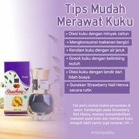 Gambar Strawberry nail henna Kutek halal henna Warna Red - 5ml dari Miss Partikel undefined 5 Tokopedia