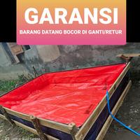 Gambar terpal kilam ikan asli a5 korea ukuran 200x400 tinggi 50 cm dari terpal murah undefined 1 Tokopedia