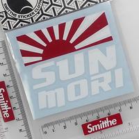 Gambar Stiker Logo SUNMORI sunday morning ride Cutting Sticker Motor Mobil - SUNMORI 2W 9CM, Putih dari Smitthe undefined 3 Tokopedia