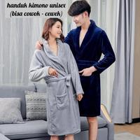 Gambar kimono handuk Pria&Wanita bahan import soft unisex(Couple) Al Size - Biru dari Ira Jaya 11 undefined 1 Tokopedia