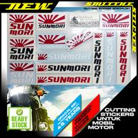 Gambar Stiker Logo SUNMORI sunday morning ride Cutting Sticker Motor Mobil - SUNMORI 2W 9CM, Putih dari Smitthe undefined 1 Tokopedia