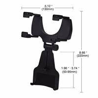 Gambar REARVIEW CAR MOUNT - HOLDER HP SPION TENGAH 360 DERAJAT dari Toukyou Inc undefined 3 Tokopedia