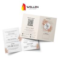 Gambar CETAK KARTU UNDANGAN PERNIKAHAN / KHITANAN / CUSTOM WEDDING INVITATION dari WELLEN PRINT OFFICIAL undefined 3 Tokopedia