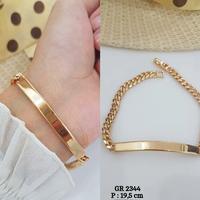 Gambar Gelang Titanium Wanita Gelang Rantai Mirip Perhiasan Emas Asli dari Blinkjewelry88 undefined 1 Tokopedia