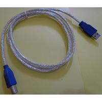 Gambar KABEL USB PRINTER TRANSPARANT BIRU - 1.5M - 3M - 3 METER dari Kios Komputer undefined 3 Tokopedia