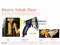 Gambar Electric Kebab Slicer KSE 100E /Pengiris Daging Kebab KS-100E Getra dari Jaya Agung Mesin_NEW undefined 3 Tokopedia