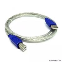 Gambar KABEL USB PRINTER TRANSPARANT BIRU - 1.5M - 3M - 3 METER dari Kios Komputer undefined 2 Tokopedia