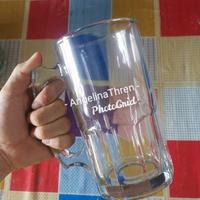 Gambar Gelas Jumbo Kaca Tebal 800ML - Gelas Beer Tebal Jumbo dari Angelinathren undefined 1 Tokopedia