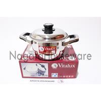 Gambar Panci Masak Stainless Dua Kuping / Panci Zebra / Panci Sauce Pot Vitalux Plus Zebra 162218 dari Galea Kitchenware OFFICIAL undefined 1 Tokopedia