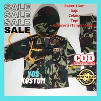 Gambar Seragam Profesi Anak ABRI TNI Tentara Kostum Setelan Cowok Kaos Baju - 5 dari Yos Kostum Cosplay undefined 3 Tokopedia
