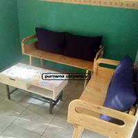 Gambar Kursi Tamu Minimalis B dari purnama carpentry undefined 1 Tokopedia