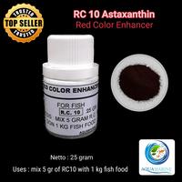 Gambar ASTAXANTHIN RC10 Red Pigmen Merah Carophyll Pewarna Ikan Hias Seperti Carophyl Pink RC10 Astaxanthin Sejenis CR6 25 gram Aquamarine Fish - 25 gram dari AQUAMARINE FISH INDONESIA undefined 1 Tokopedia
