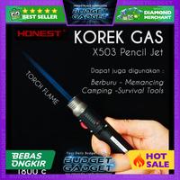 Gambar Korek Api Bara Gas Lighter - X503 Pencil Jet Torch Butane Gas Lighter dari BudgetGadget undefined 1 Tokopedia