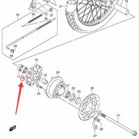 Gambar 08140-62017-000 Bearing Roda Belakang Tengah Kiri Smash Titan Ori dari Suzuki Sparepart JOGJA undefined 5 Tokopedia