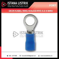 Gambar FORT SKUN KABEL RING ISOLASI RVS-5.5-4 - Biru dari Toko Istana Listrik undefined 1 Tokopedia
