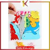 Gambar SK-M177 Mainan Puzzle 3D Wooden Toys Puzzle Kayu Mainan Edukasi Anak - BUAH dari Satukeluarga undefined 2 Tokopedia