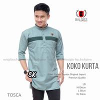 Gambar Koko kurta BALQIES Collection lengan pendek premium quality - Abu-abu, L dari Adzkia BatikArt_NEW undefined 2 Tokopedia