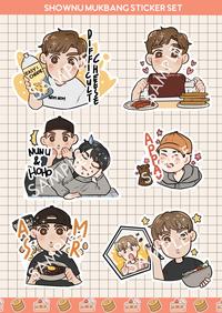 Gambar MONSTA X hogwarts comic 1 & 2 fanart shownu mukbang sticker comifuro dari reve de lune undefined 3 Tokopedia