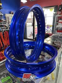 Gambar VELG SUPERMOTO ROSSI BIRU 300 350 R17/ DARK BLUE 300 350 R17 Hole 36 dari HM Motor Kuningan undefined 4 Tokopedia