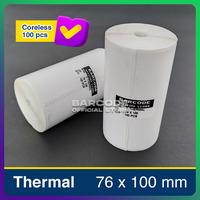 Gambar Label Printer Bluetooth Portable 80mm Thermal 76x100mm Gap2mm Coreless - 76x100 dari Barcode Store Solutions undefined 1 Tokopedia