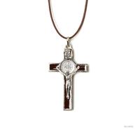 Gambar Kalung Salib St. Benedict Metal Enamel 5 x 2.8 cm Toko Rohani dari Avila Shop Indonesia undefined 1 Tokopedia