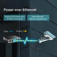 Gambar TP-LINK TL-SF1005LP 5 Port 10/100Mbps Desktop Switch with 4-Port POE dari Darvien undefined 4 Tokopedia