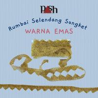 Gambar Rumbai Selendang Songket Palembang - Songket PaSH - Gold dari Songket PaSH Official Store undefined 4 Tokopedia
