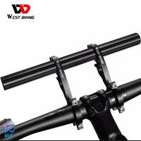 Gambar West Biking 246 Penyambung Pegangan Handle Bar Stang Sepeda Handlebar Extender Carbon Alloy Tube Bicycle MTB Road Bike - Carbon Fiber dari Wof Premium undefined 3 Tokopedia