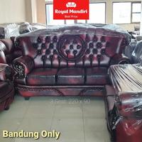 Gambar SET SOFA WASHED JAGUAR JUMBO 321 Free Kaca Meja dari Royal Mandiri undefined 5 Tokopedia