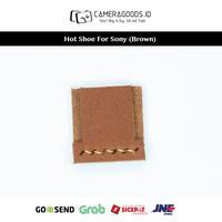 Gambar Camshot Camera Hot Shoe Leather Accessories Camera - Sony - Cokelat dari Camera Goods undefined 4 Tokopedia