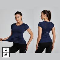 Gambar [PINK] Atasan Top Slim Fit Breathable Quick Dry untuk Yoga / Lari GYM - Biru, L dari ZEROLIMITS.ID undefined 5 Tokopedia