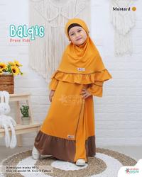 Gambar BAJU MUSLIM ANAK BALQIS KIDS ANDIENNAYLA BY MOUZA INDONESIA / GAMIS - TARO, 3-4 tahun dari REY fashion.Store undefined 4 Tokopedia