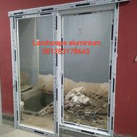 Gambar pintu sliding dan jendela swing dari Kusen aluminium pintu undefined 2 Tokopedia
