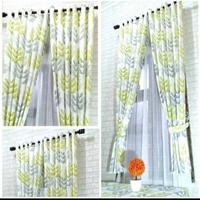 Gambar #GORDEN#GORDEN BRIDL AMANDA#GORDEN JENDELA#HORDENG JENDELA MINIMALIS# - abu, L100xT200cm. dari Alfidj colection undefined 3 Tokopedia