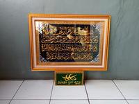 Gambar Kaligrafi Timbul Ayat 1000 ( Seribu) Dinar Gold/silver ( Pas di Hati) dari New Adnan Gallery undefined 4 Tokopedia