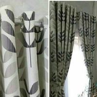 Gambar #GORDEN#GORDEN BRIDL AMANDA#GORDEN JENDELA#HORDENG JENDELA MINIMALIS# - abu, L100xT200cm. dari Alfidj colection undefined 1 Tokopedia