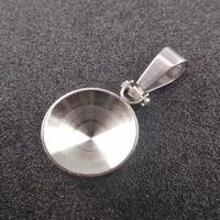 Gambar DIY Metallic Round Pendant Tray Emban Cangkang Liontin Bulat Nampan dari ZFK STORES undefined 2 Tokopedia