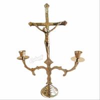 Gambar Tempat Lilin Kuningan Motif Salib Tuhan Yesus Keristen Rohani dari Ruhadi Brass_NEW undefined 1 Tokopedia