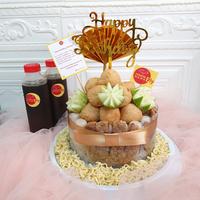 Gambar KUE Pempek Ultah cake kue pempek ulang tahun halal 30pcs enak HALAL - gold - kipas, Tidak dari Pempek Mama Ely Tanjung Duren undefined 1 Tokopedia
