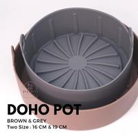Gambar Doho Sillicone Pot Airfyer - Wadah Silikon Airfryer - Abu-abu, L dari maminoakitchen undefined 5 Tokopedia