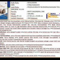 Gambar Buku PKK SMK kelas XII Erlangga dari Linggayoni Dept Store undefined 2 Tokopedia