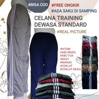 Gambar CELANA PANJANG TRAINING (DEWASA STANDARD) dari TOKO DEPAN SRUWUH undefined 2 Tokopedia