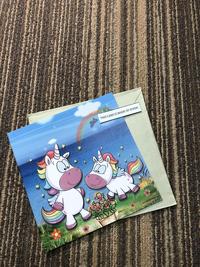 Gambar Kartu ucapan unicorn / happy birthday unicorn / kartu kuda poni blue dari Fluffykitin undefined 1 Tokopedia