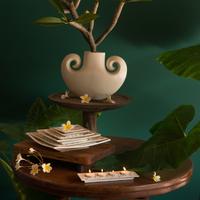 Gambar Candle Holder / Tempat Lilin Jenggala Frangipani 25 x 8,5 cm Putih dari Jenggala Keramik Bali undefined 2 Tokopedia