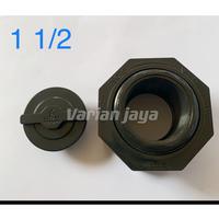 Gambar Vlok Ring Mur Drat Toren Verlop 1 1/2 Inch Penguin Bulkhead 1.5 inci dari Tb Varian jaya undefined 3 Tokopedia